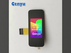 1.06 cali ekran TFT LCD pojemnościowy dotykowy G+F 96*160 kropek ST7735 SPI 15pin FPC