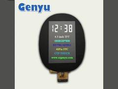 4.3 cala TFT LCD Pojemnościowy ekran dotykowy 480x800 kropek 40pin interfejs RGB