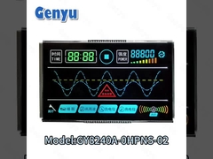 Segmenty kolorowe Białe podświetlenie VA LCD Wyświetlacz 40 PIN Do urządzeń medycznych