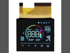 4.5V VA LCD Display Kolor Panel Segment Czarny 72PIN FPC Połączenie dla oczyszczacza powietrza