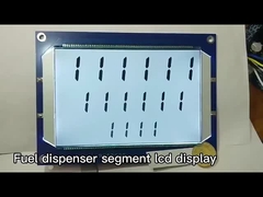 4.8V Elektroniczny wyświetlacz LCD 664 Fule Dispenser TN Segment 130PIN Białe podświetlenie