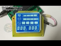 TN LCD Screen LCD Segment Display Ciemne tło Białe podświetlenie SMT_HT1621