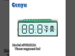 TN Segment Custom LCD Screen 2 kolory LED Backlight dla pistoletu temperatury