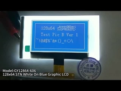 2.15 cali 128x64 Graficzny ekran LCD STN Biały na Błękitny 34PIN Lutowanie FPC