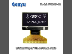 Cienkie 0,96 cala OLED Moduł 128x64 Rozdzielczość SSD1315 30pin Lutowanie FPC