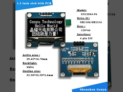 1.3 cali I2C OLED Display Module Biały Kolor 128x64 Rozdzielczość SH1106