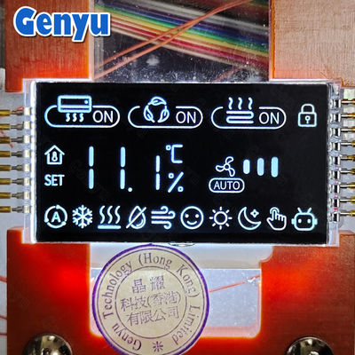 Dobra cena. 2.2 cali wyświetlacz VA LCD 7 segmentów białe cyfry PIN Podłącz do termostatu w Internecie