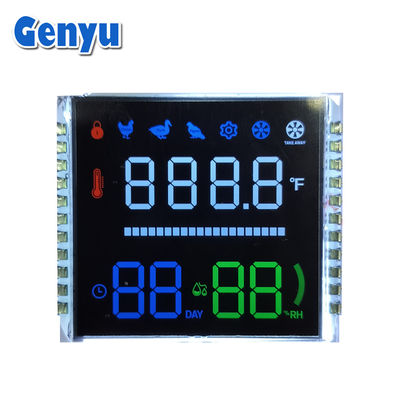 Dobra cena. Kolorowe cyfry 7 Segment VA LCD Display 22PIN Białe podświetlenie dla inkubatora jaj w Internecie