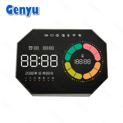 Dobra cena. Kształt niestandardowy wyświetlacz VA LCD Kolor Segmentowany wyświetlacz LCD 4Digit Zebra Screen For Clock w Internecie