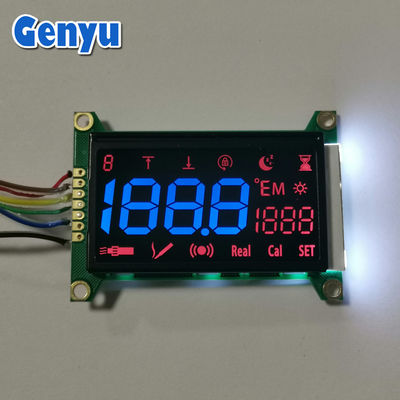 Dobra cena. Niebieski segment VA LCD Moduł Czarny 5V LCD Wyświetlacz Białe podświetlenie z PCB w Internecie