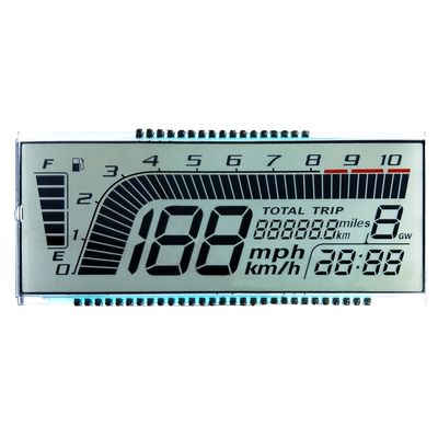 Dobra cena. HTN Custom E-bike LCD Display Monochrome 46 Pin Transflective 7 Segment LCD Screen with 6 O'clock Viewing Angle w Internecie