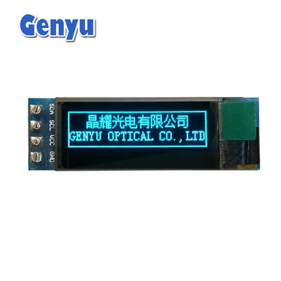 Niebieski 0,91 cala OLED Moduł 128x32 Rozdzielczość SSD1306 IIC Interfejs dostosowany
