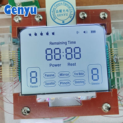 LCD Siedem segmentów wyświetlacz cyfrowy wyświetlacz LCD HTN Białe podświetlenie dla inteligentnego domu