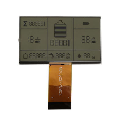 Dobra cena. 3.0V Custom LCD Panel Black Silk Screen Segmented TN Transmissive FPC Connect w Internecie