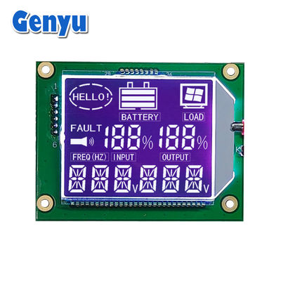 Wyświetlacz segmentowany LCD BTN Negatywne białe cyfry HT1621 PIN sterownika