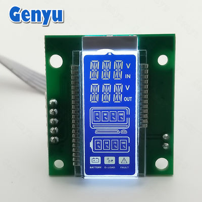 Dobra cena. RoHS 14 Segment LCD Display HTN Błękitne tło Białe podświetlenie SMT_HT1621 w Internecie