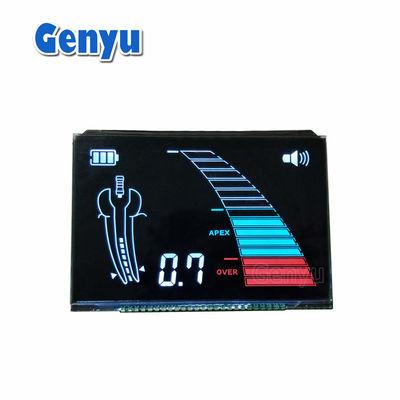 Czarny wyświetlacz LCD segmentowany VA 25PIN dla przyrządów pomiarowych stomatologicznych