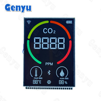 2.5 cali wyświetlacz VA LCD 4 cyfrowy 7 segment ekran 24PIN dla detektora dwutlenku węgla