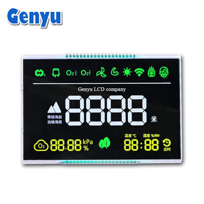 Wysokiej kontrastu wyświetlacz VA LCD Czarny ekran Negatywny Biały Segmenty 3.6V 40PIN
