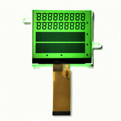 Zielone światło w tle COG LCD Transflekcyjny segment STN + graficzny 24-pin FPC