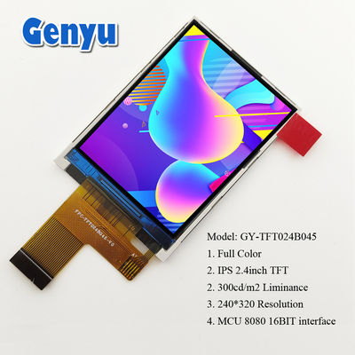 2.4 cali TFT LCD Moduł 24PIN FPC 240x320 IPS Wolny kąt ST7789 16-bitowy MCU