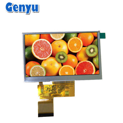TN 4,3-calowy panel TFT LCD 6 godzin 480x272 kropki ST7282 40PIN Interfejs RGB