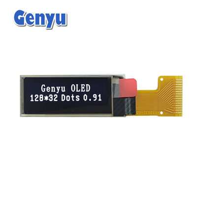 Dobra cena. 0.91 cali OLED Display 128x32 Rozdzielczość Biały 15pin FPC SPI Interfejs w Internecie