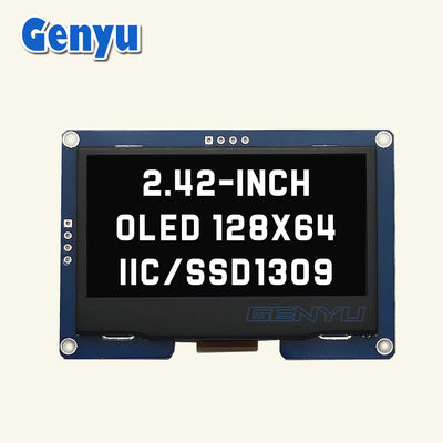 Dobra cena. Monochromatyczny 2,42 cali OLED Display 128x64 rozdzielczość SSD1309 Interfejs I2C w Internecie