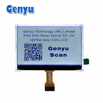 2.7 cali Ekran LCD 128x64 Graficzny wyświetlacz LCD FSTN Białe podświetlenie 20PIN FPC
