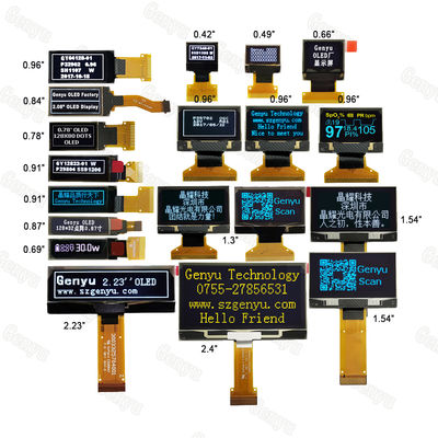 Dobra cena. 128X64 OLED Customized Fpc Spi i2c Micro Monochrome 0.91 0.96 Oled Display Small Lcd Screen Module Panel Mini 128X32 0.96 w Internecie