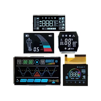 Dobra cena. Custom LCD Display Module 8 Digit 7 Segment Display with Black Background LCD Size TN VA Black Monochrome LCD Screen w Internecie