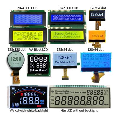 Dobra cena. Fstn Monochrome 128x64 dot Graphic Cog LCD 16x2 Lcm Vatn Lcd Digital Segment Screen Custom 7 Segment Lcd Display w Internecie