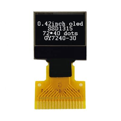 Dobra cena. Mikro OLED Display 0,42 cala 72x40 Dot Matrix z interfejsem I2C/SPI dla Arduino i urządzeń inteligentnych w Internecie